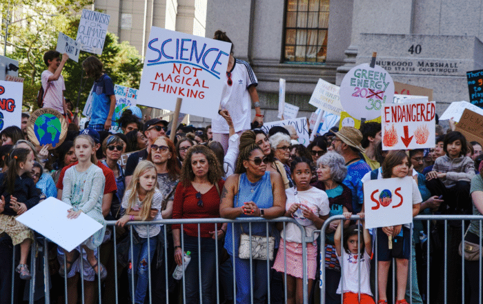 Climate protest NYC