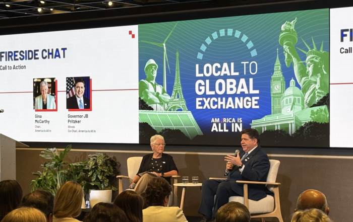 JB Pritzker at Climate Week Event