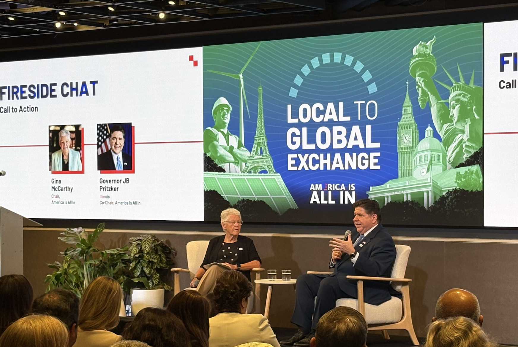 JB Pritzker at Climate Week Event